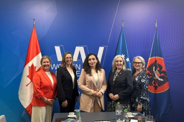 A pleasure to meet with President Vjosa Osmani on the margins of another impress...