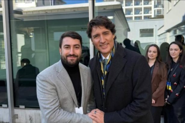 Biznesmeni Fatmir Hysenbelliu takohet me ish-kryeministrin kanadez Justin Trudea...