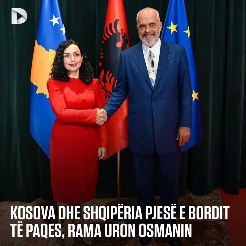 Kosova dhe Shqipëria pjesë e Bordit të Paqes, Rama uron Osmanin  Kryeministri i ...