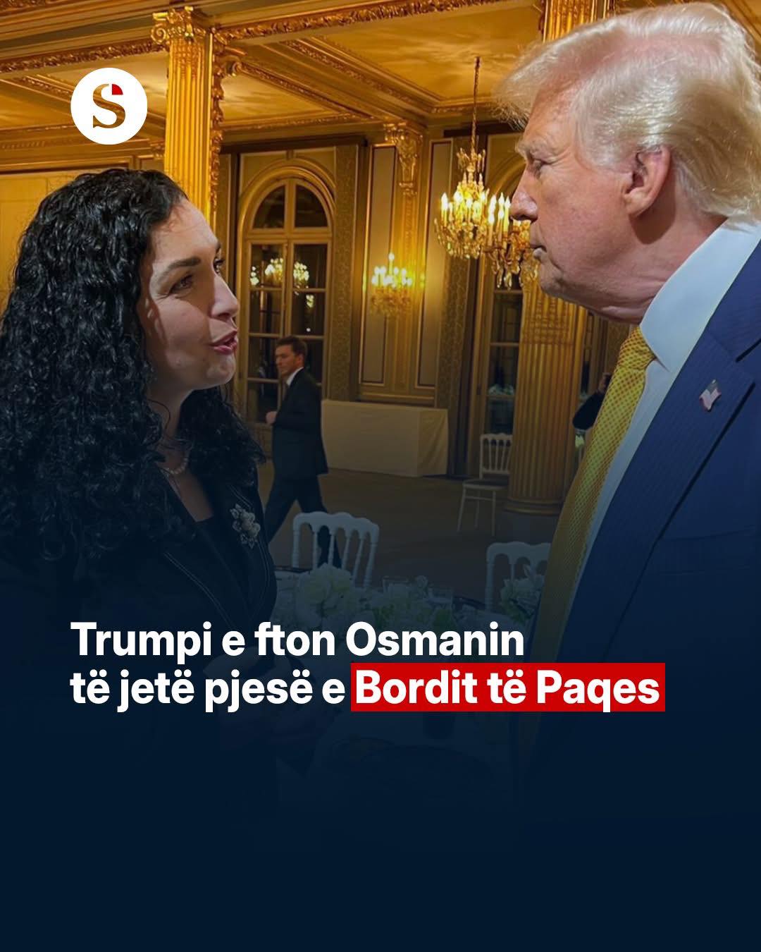 Kosova ftohet të marrë pjesë në Bordin e Paqes  Presidentja e Republikës së Koso...