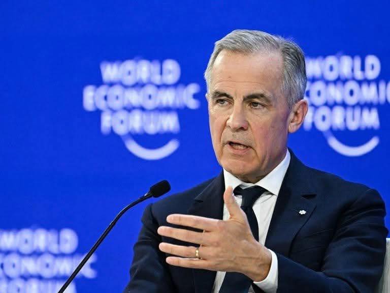 Kryeministri kanadez Mark Carney pritet me ovacione në Davos  Kryeministri i Kan...
