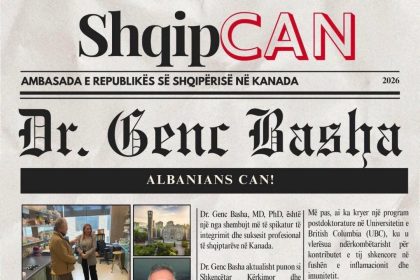 Në rubrikën e rradhës të ShqipCAN prezantohet Dr. Genc Basha, MD, PhD, një figur...